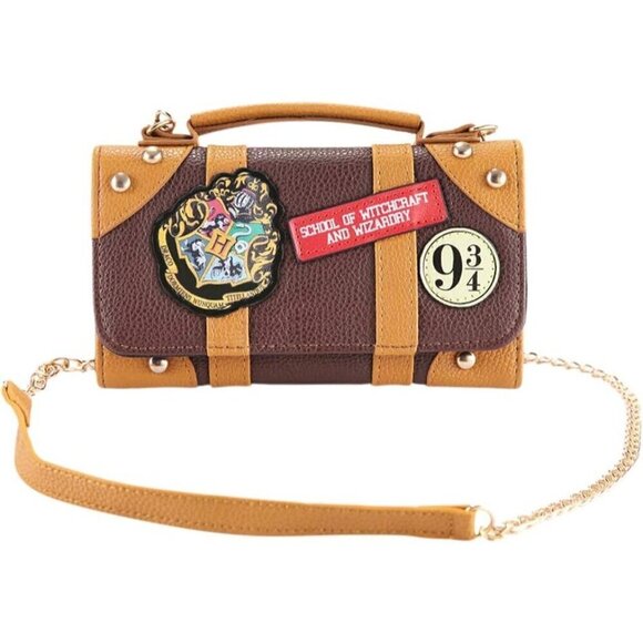 Women's Brown Wizardry Cosplay Series Chain Bag Purse Crossbody Shoulder Bag - Picture 1 of 7
